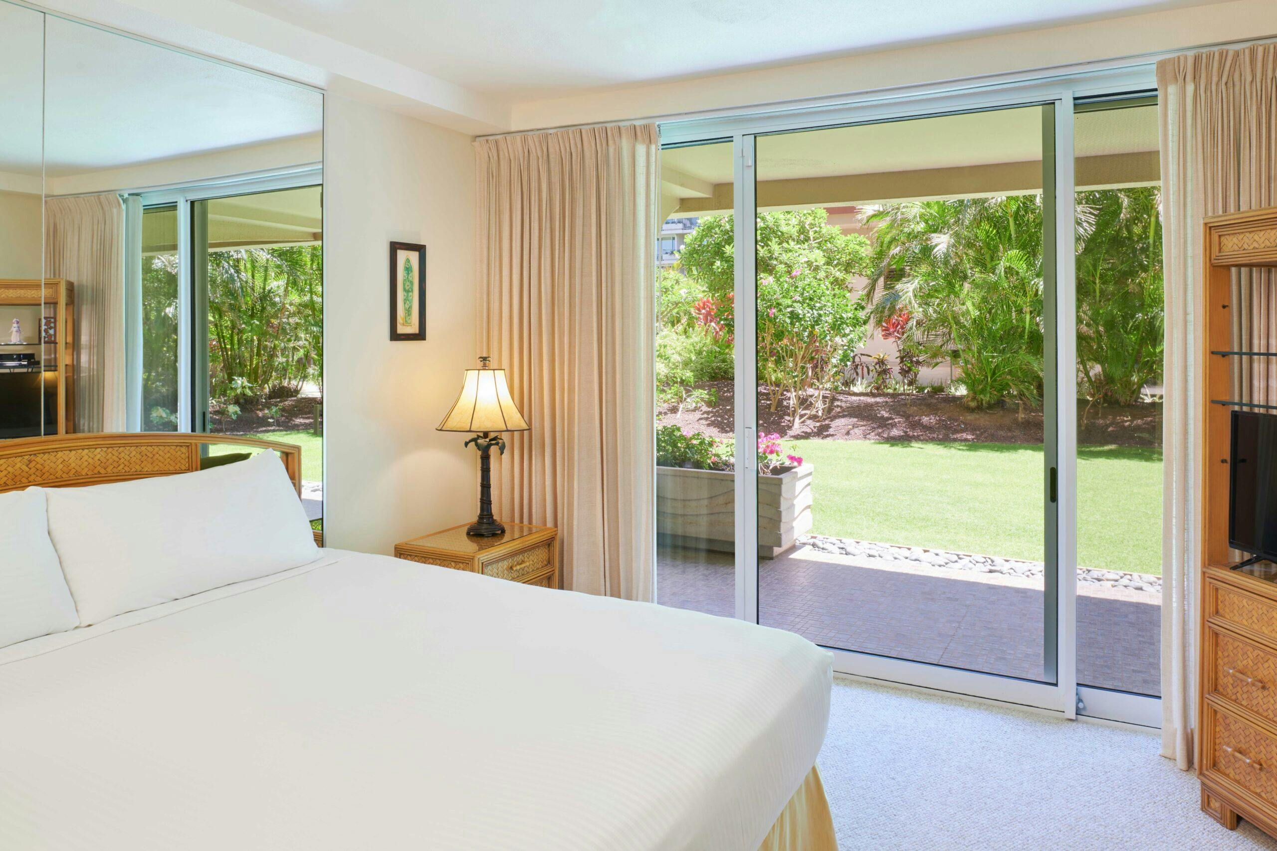 Aston at The Whaler on Kaanapali Beach 1BDRM 1BA Garden View Bedroom 174 007 scaled