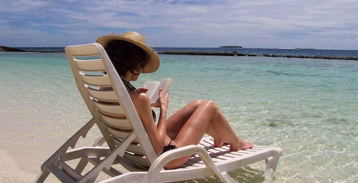 Oahu Beach Reading