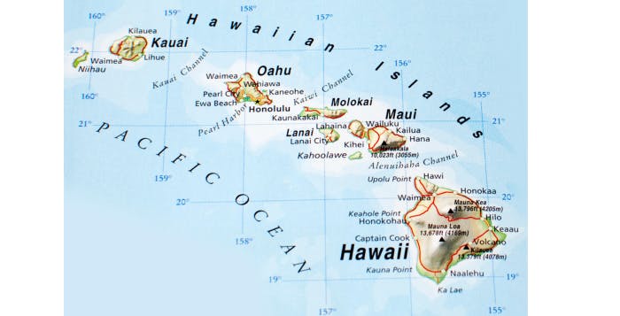 How big is Hawaii? A map of the islands