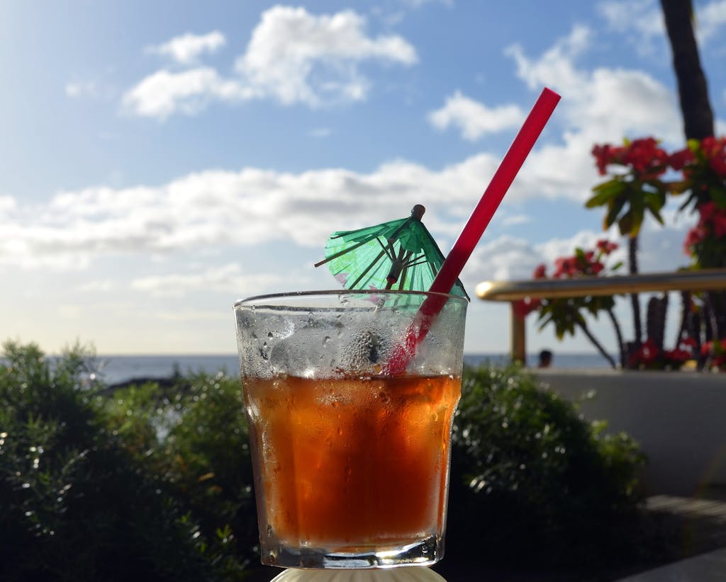 Hawaii's tropical drinks umbrella