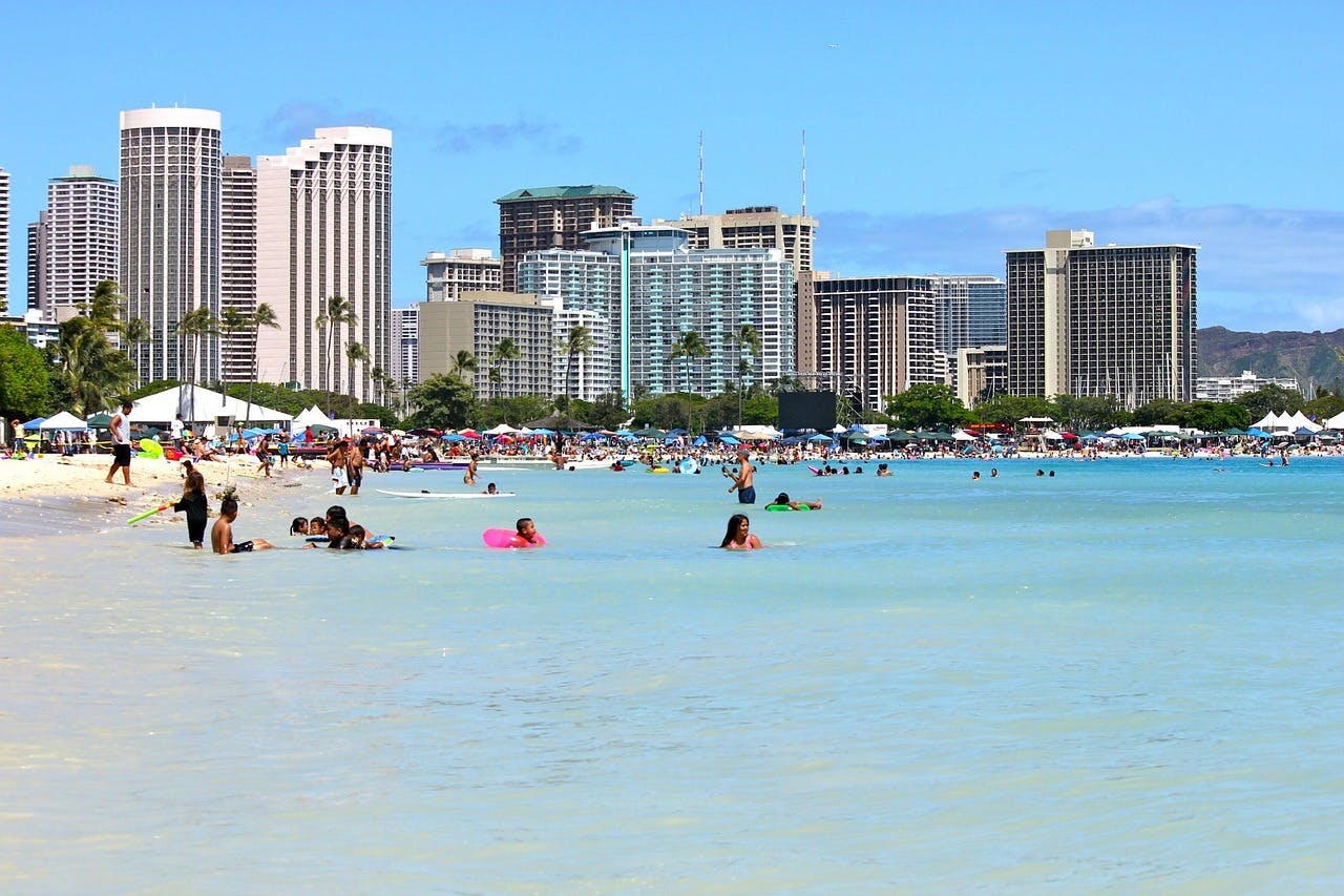 Waikiki HI beach