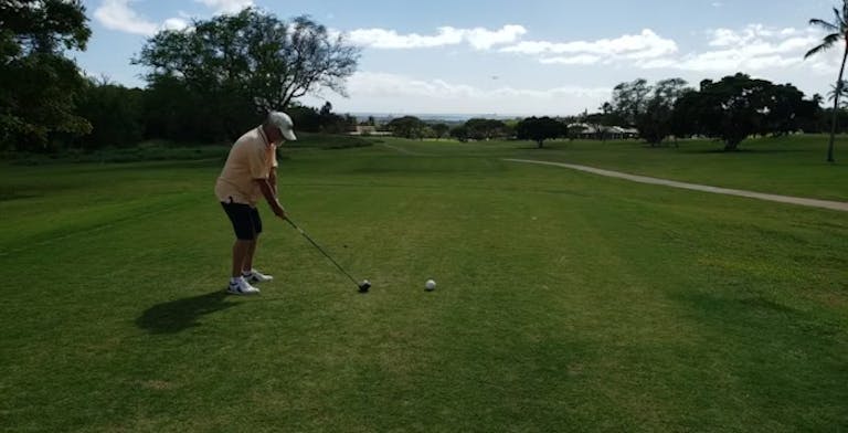 playing golf in hawaii at military golf courses on Oahu